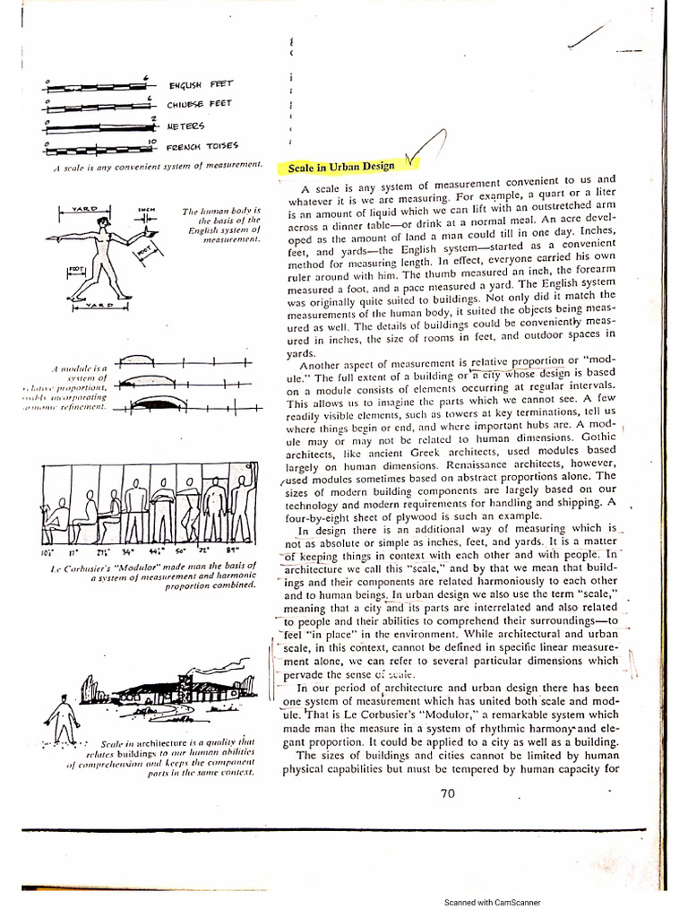 Scale in Urban Design | PDF