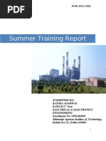 Summer Training Report: JUNE-JULY 2010