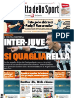 Gazzetta Dello Sport - 05/01/2012