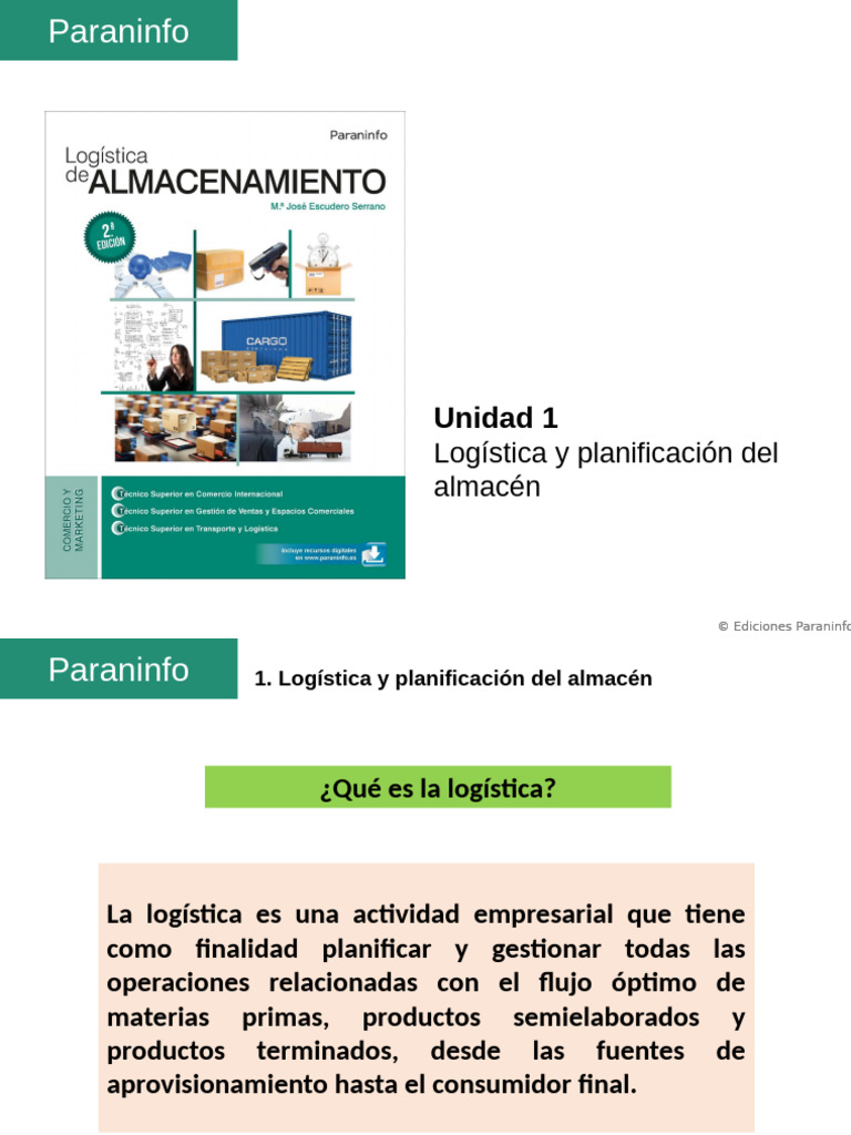 UNIDAD1 Logistica | PDF