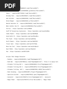 Dev Console Scripts