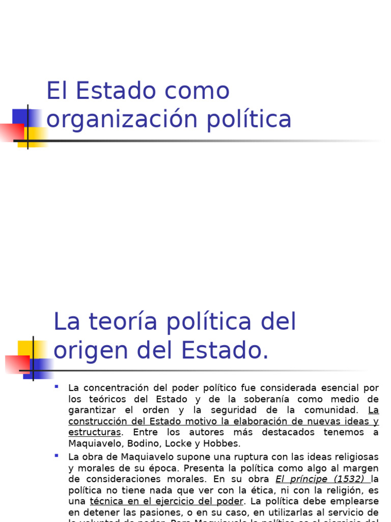 El Estado Como Organización Política | PDF