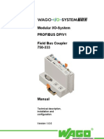 Modular I/O-System Profibus Dp/V1 Field Bus Coupler 750-333: Technical Description, Installation and Configuration