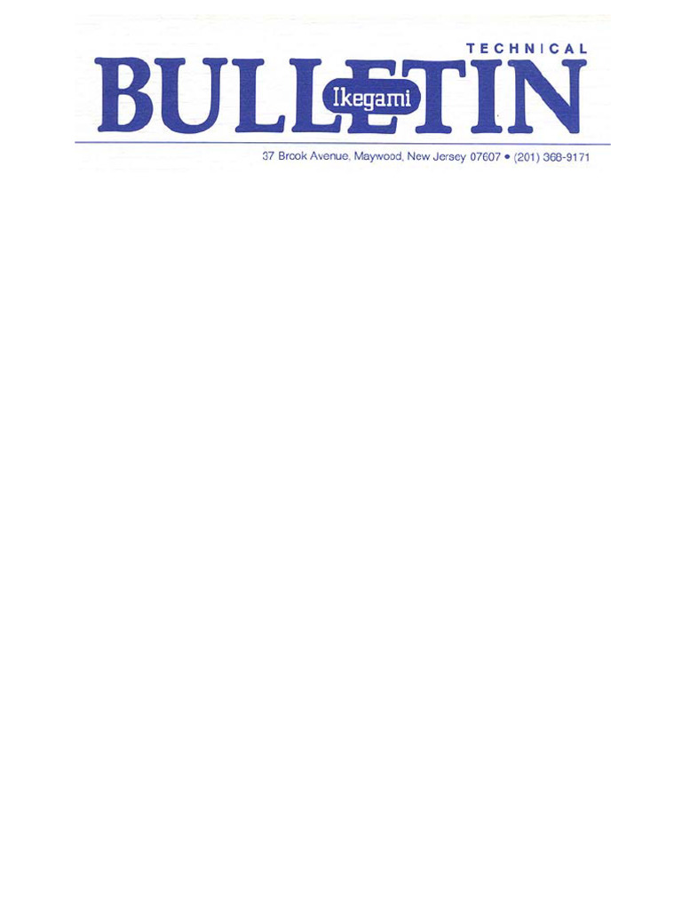 Tech Bulletin Ec Cam PWR | PDF
