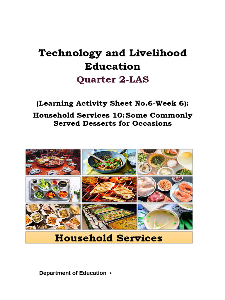 2nd Quarter HHS 10 Week 6 Learning Activity Sheet | PDF