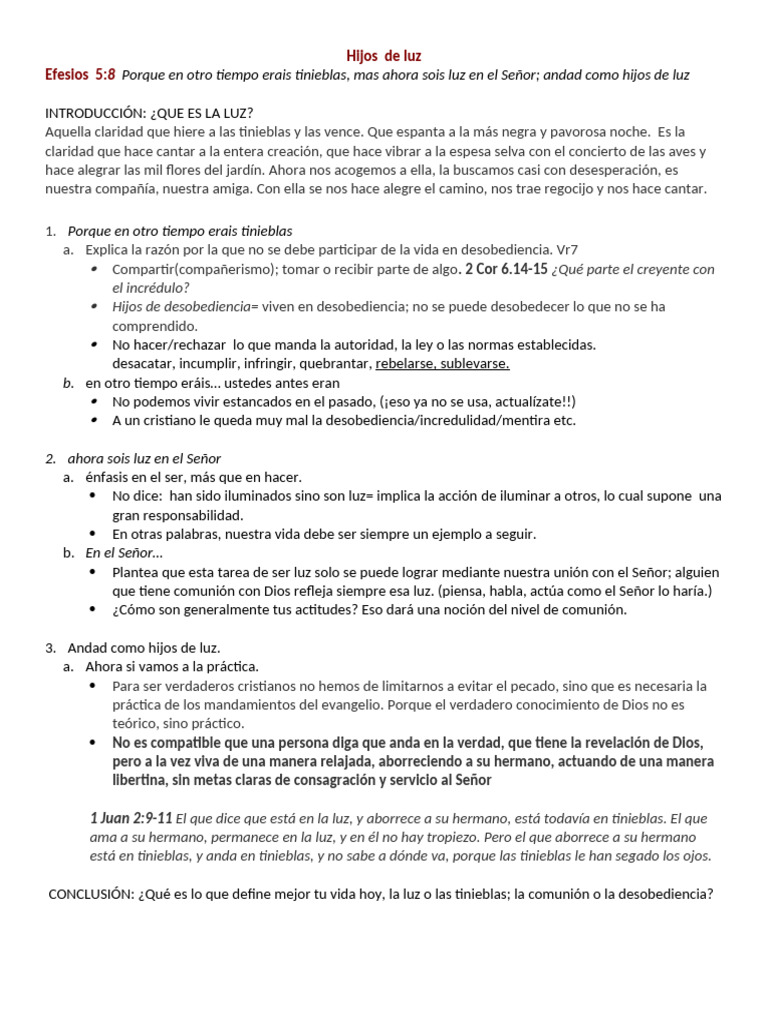 Hijos de luz | PDF