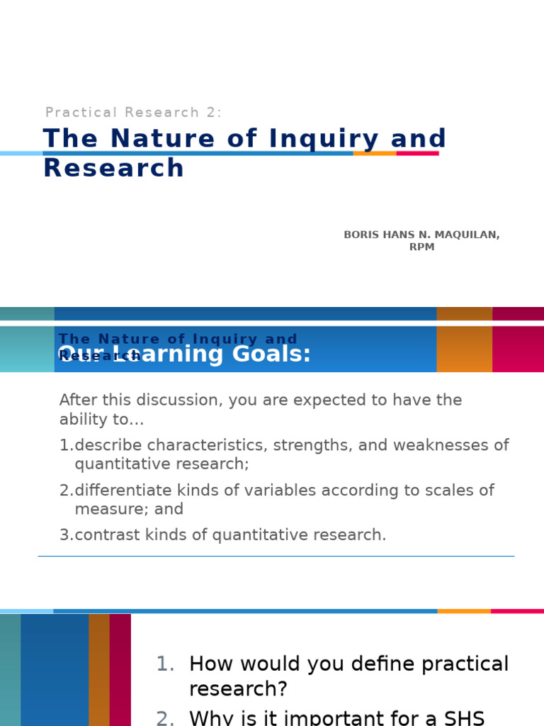 2-Nature of Inquiry and Research | PDF