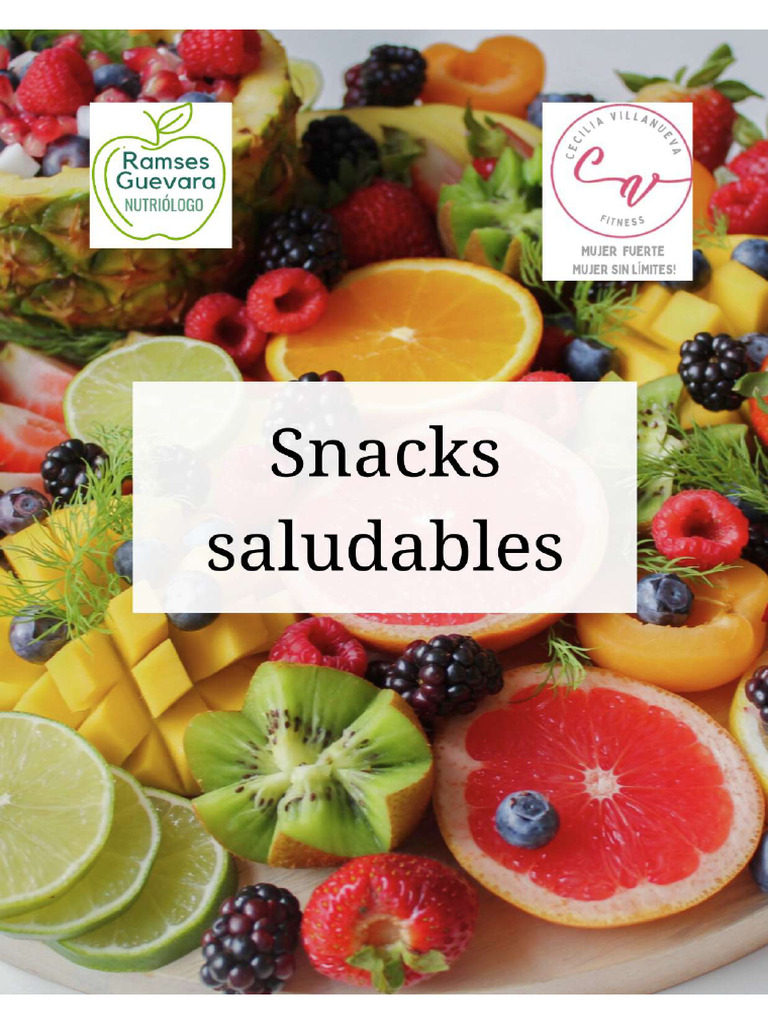 Snacks Saludables Pdf
