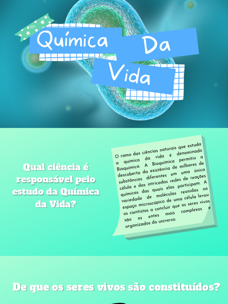 Quimica Da Vida | PDF
