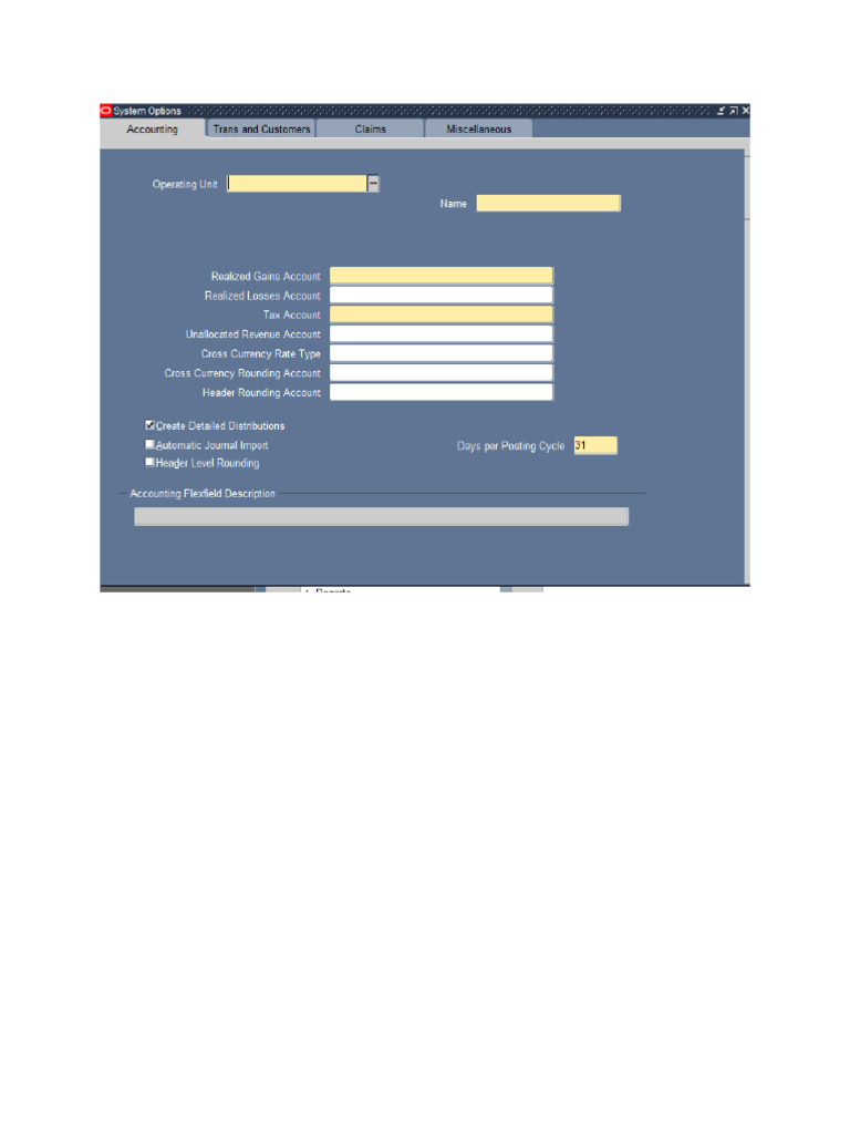 System Options | PDF