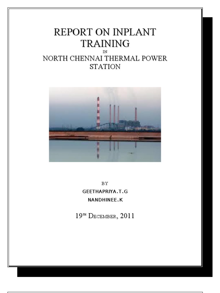 NCTPS Inplant Training Report | PDF | Boiler | Osmosis