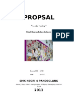 Proposal Lomba Majalah Dinding