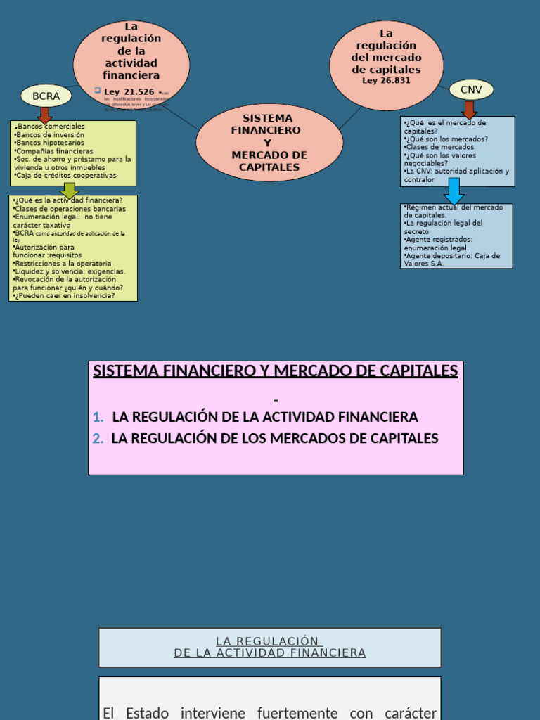 Sistema Financiero y Mercado de Capitales | PDF