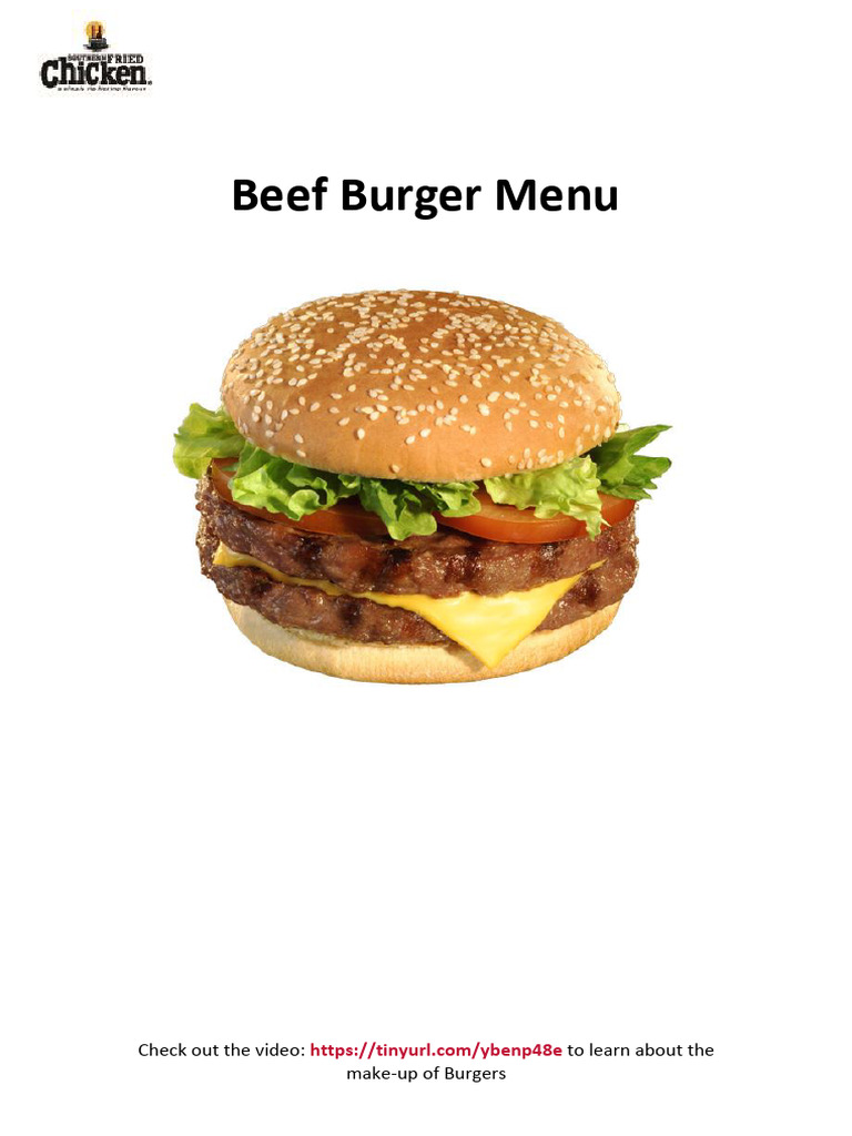 Beef Burger 1 | PDF