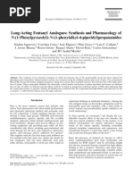 Long-Acting Fentanyl Analogues: Synthesis and Pharmacology of N - (1-Phenylpyrazolyl) - N - (1-Phenylalkyl-4-Piperidyl) Propanamides