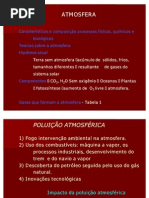 POLUIÇÃO ATMOSFÉRICA