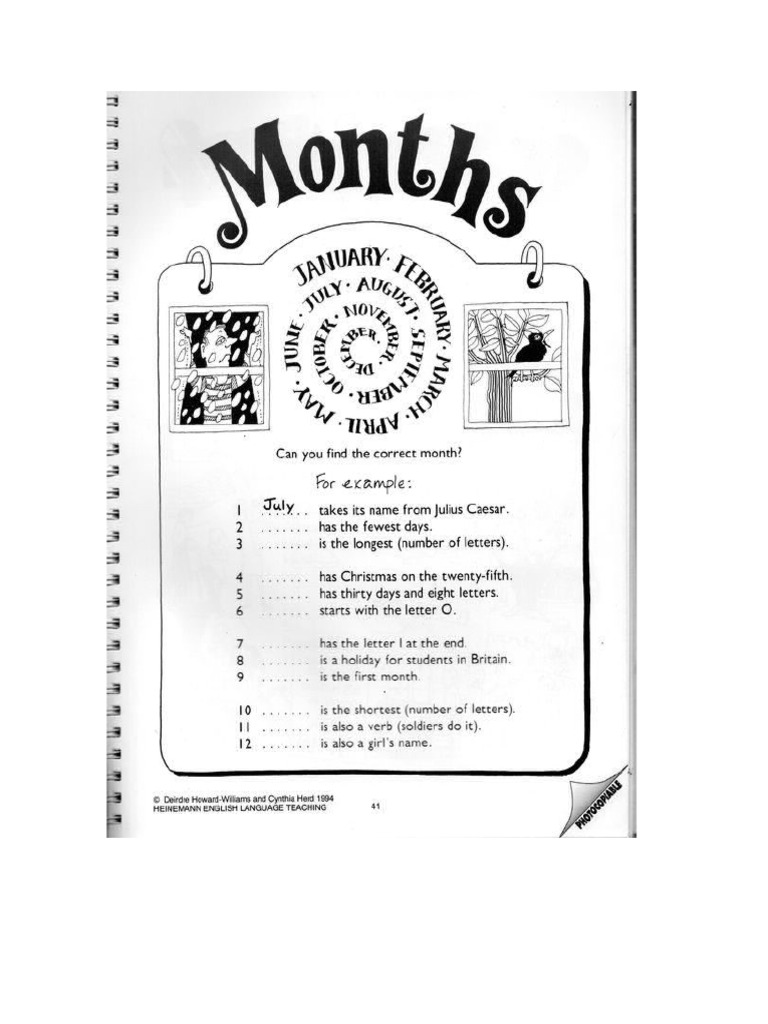 months-pdf