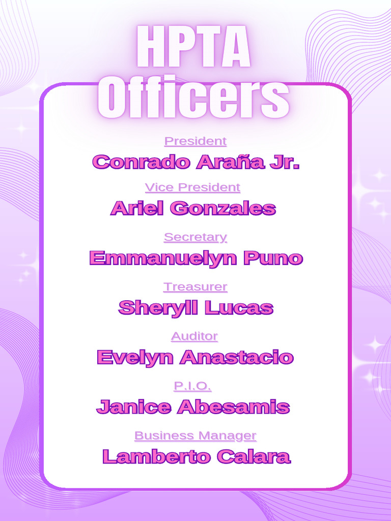 Class Officers | PDF