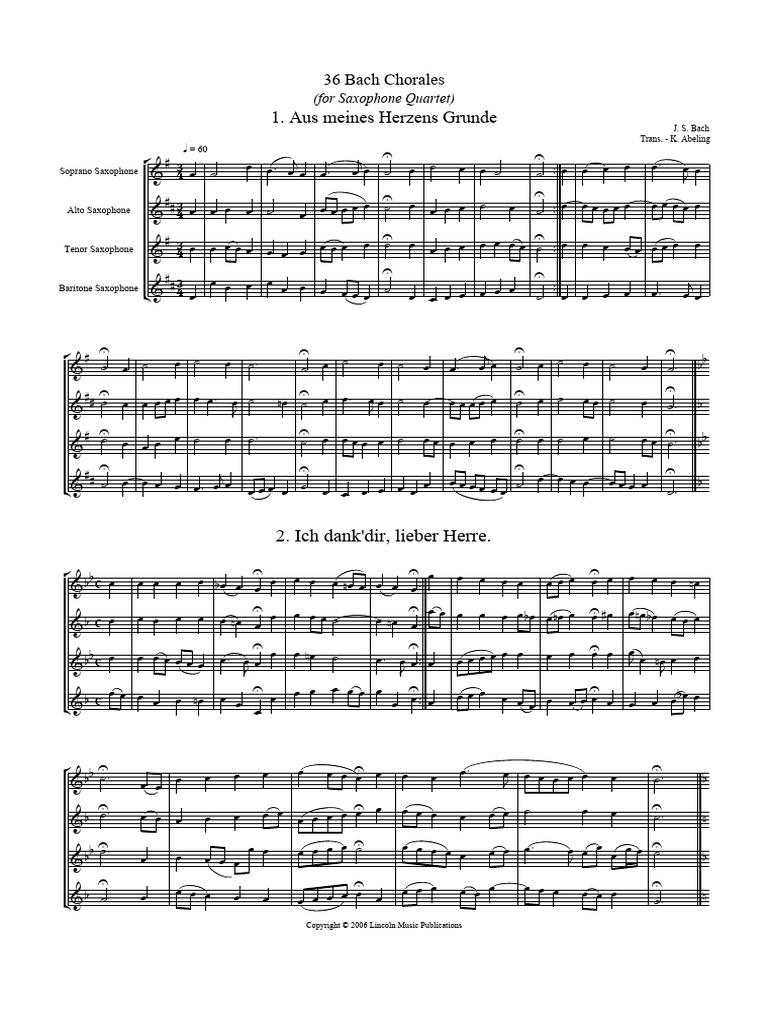 Bach Chorales Midi