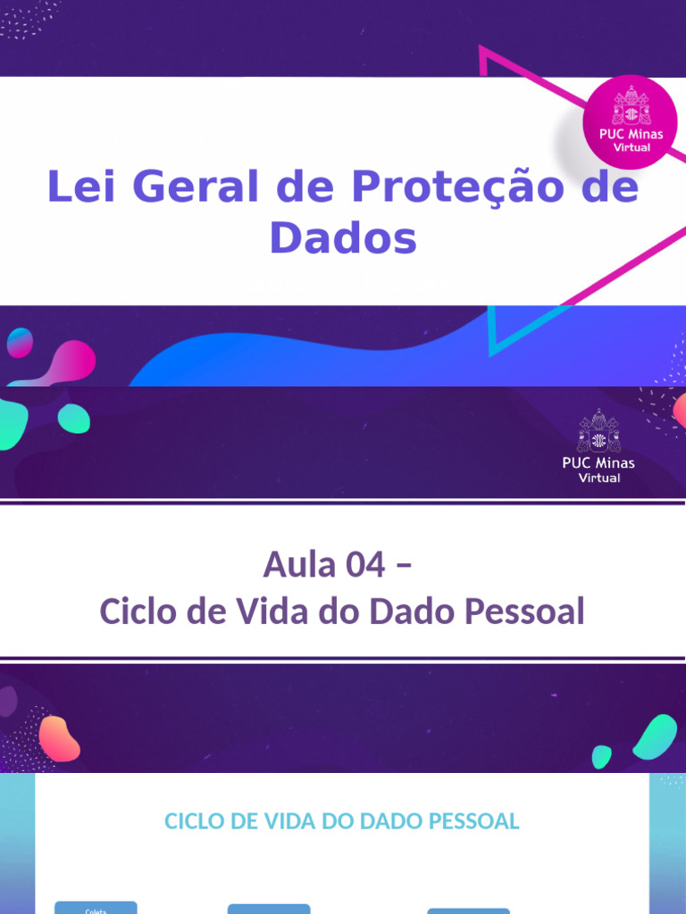 Unidade 2 - 4. Ciclo de Vida Dos Dados Pessoais | PDF | Computadores