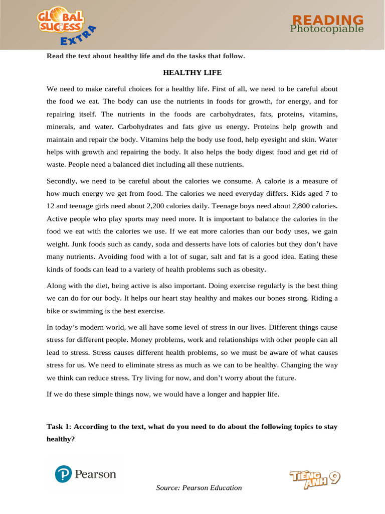 GS9 Unit 3 Extra - Reading | PDF