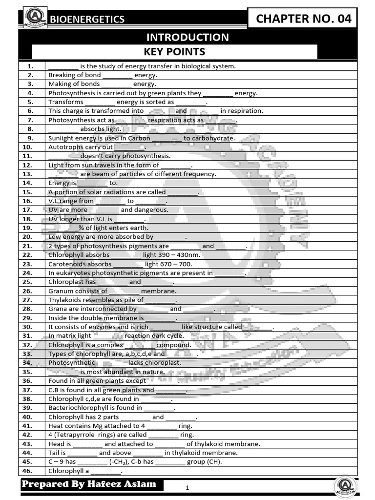 Key Points: Chapter No. 04 | PDF