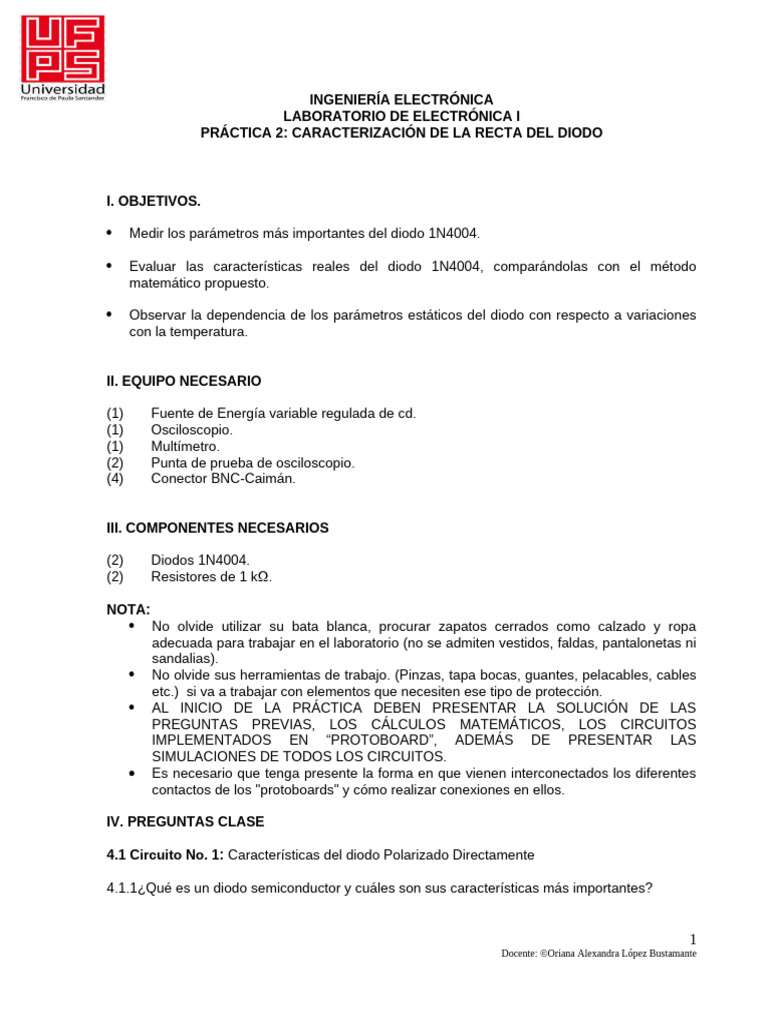 Lab2 Electrònica I | PDF