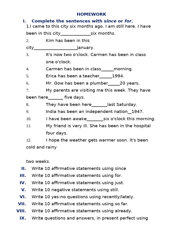 HOMEWORK example | PDF