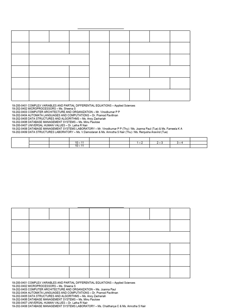Timetable Cs S4 Dec 2023 1 Pdf