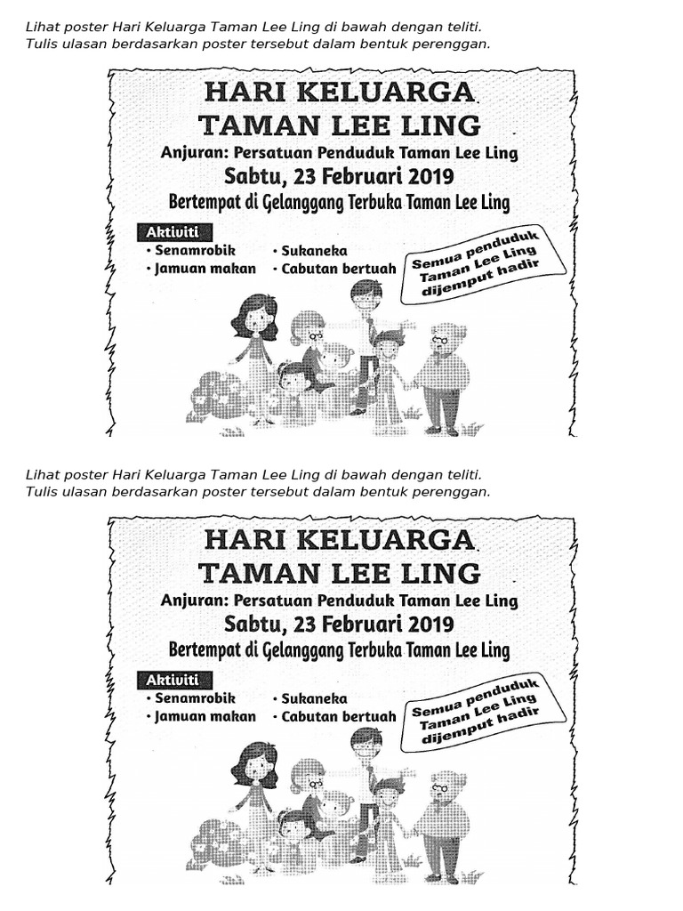 Poster - Hari Keluarga | PDF