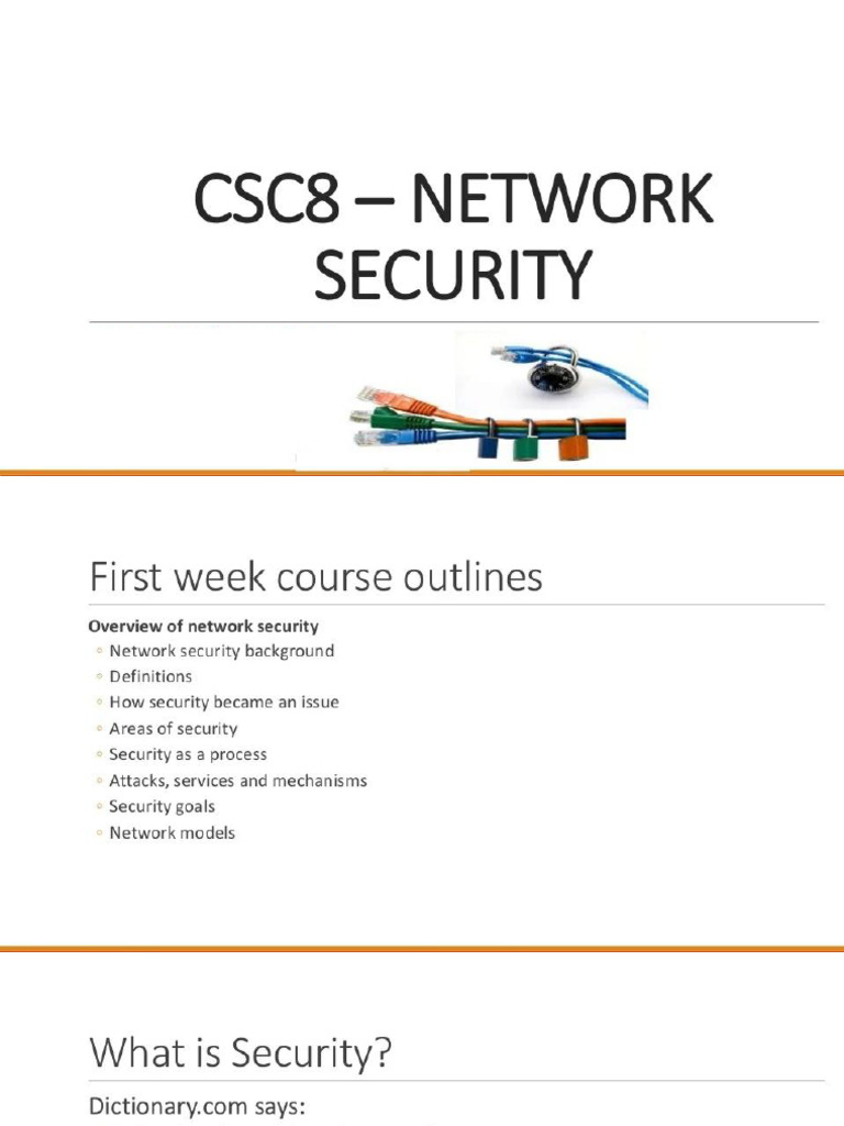 Lesson 3 Network Security | PDF