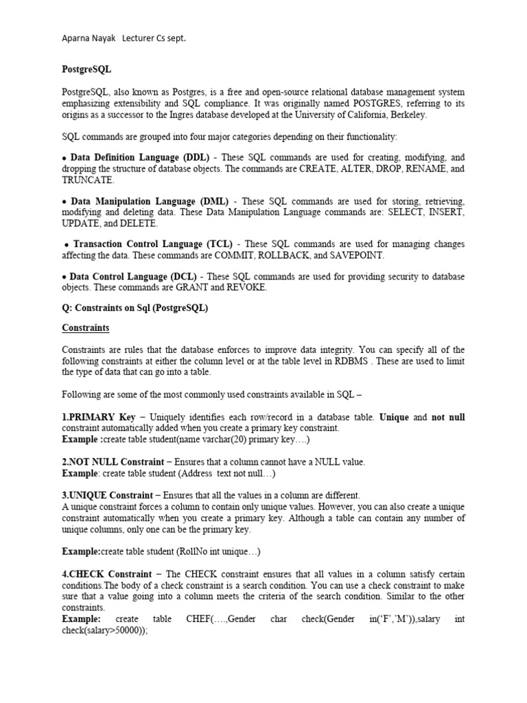 3,4 and 5 Week | PDF