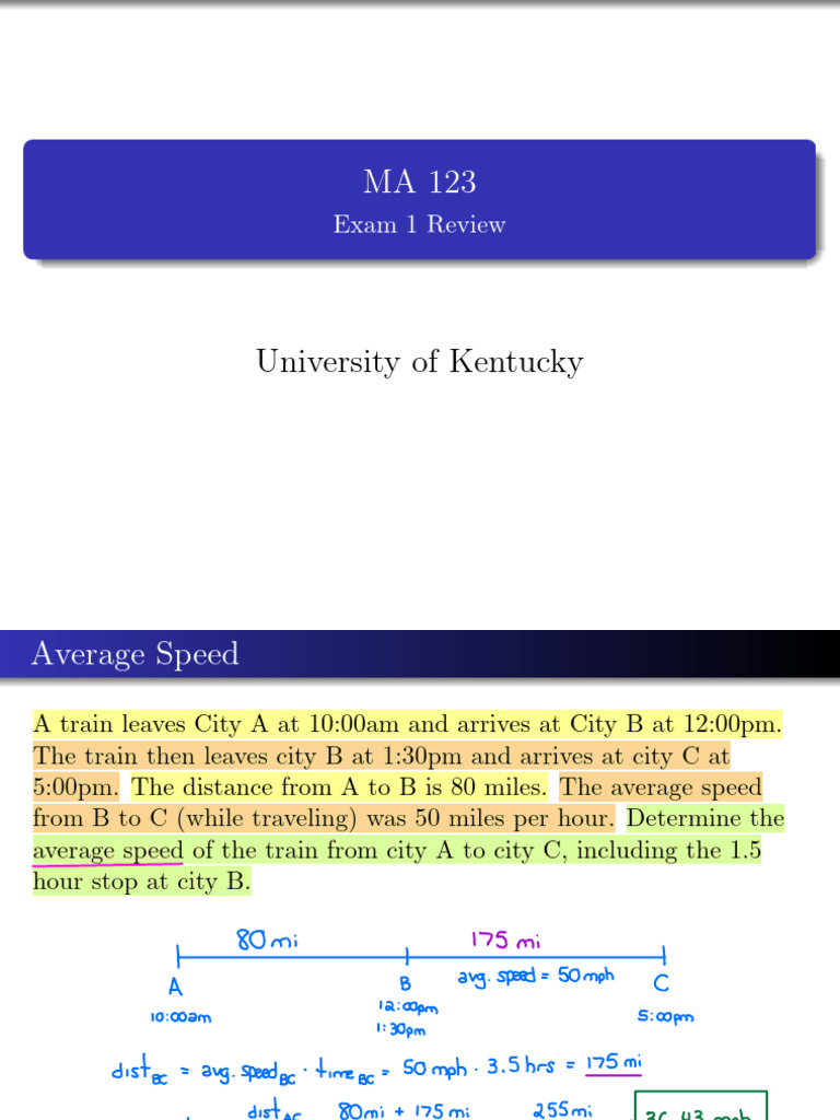 Exam 1 Review (Complete) | PDF