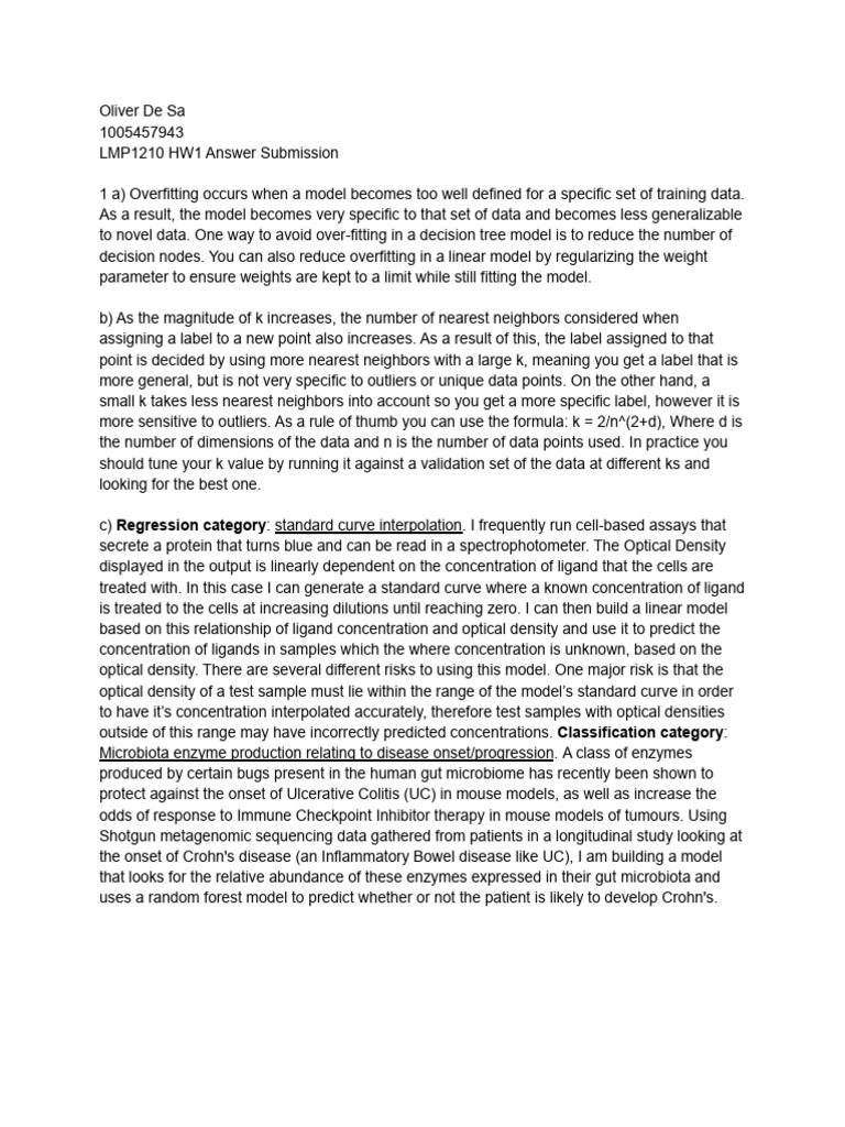 LMP1210 HW1 Answers | PDF