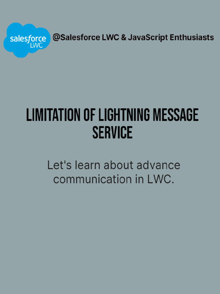 Limitation of Lightning Message Service 1717763032 | PDF