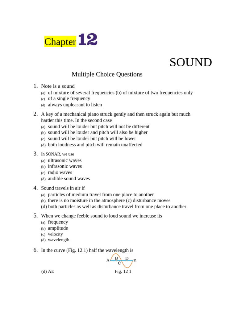 Sound | PDF