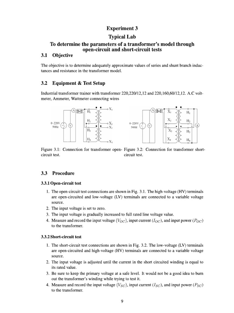 Lab 03 Transfer Parameter Determination | PDF