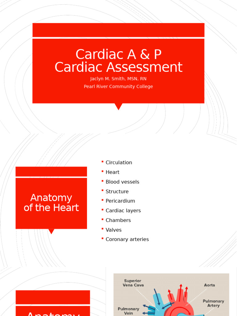 Cardiacassessmentstudent Pdf