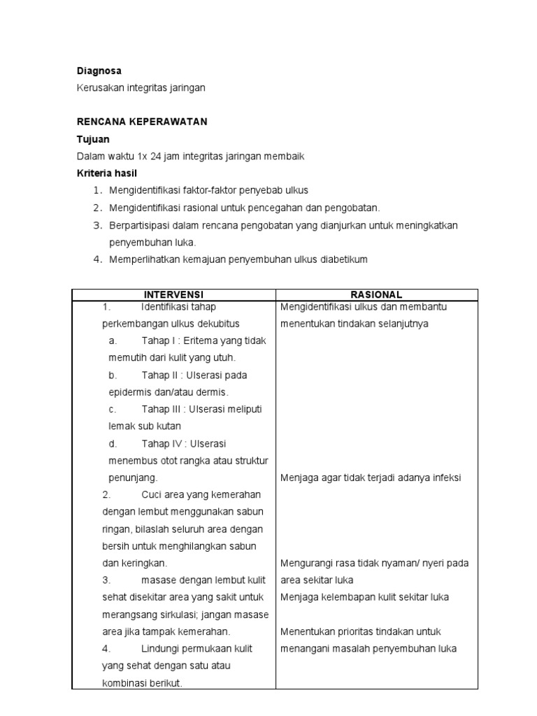 Gambar 1 - Kerusakan Integritas Jaringan