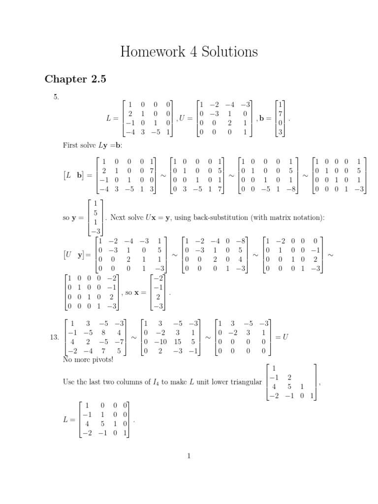 HW4 Solutions | PDF