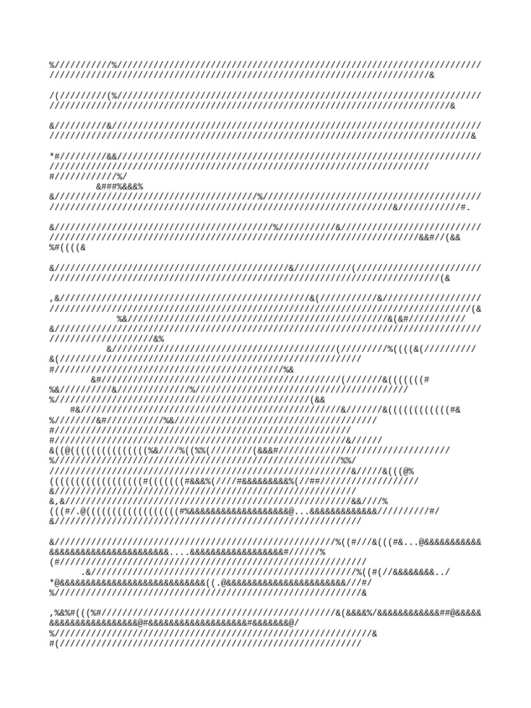 Ascii Art | PDF