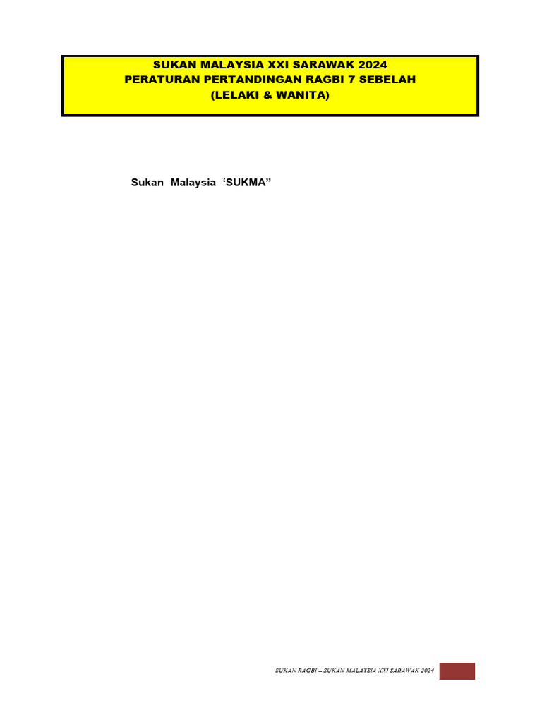 Ragbi Rules | PDF