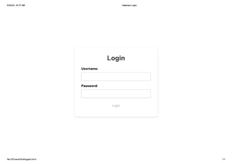 Login | PDF