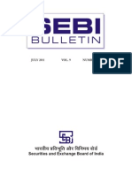 SEBI July 2011 Bulletin