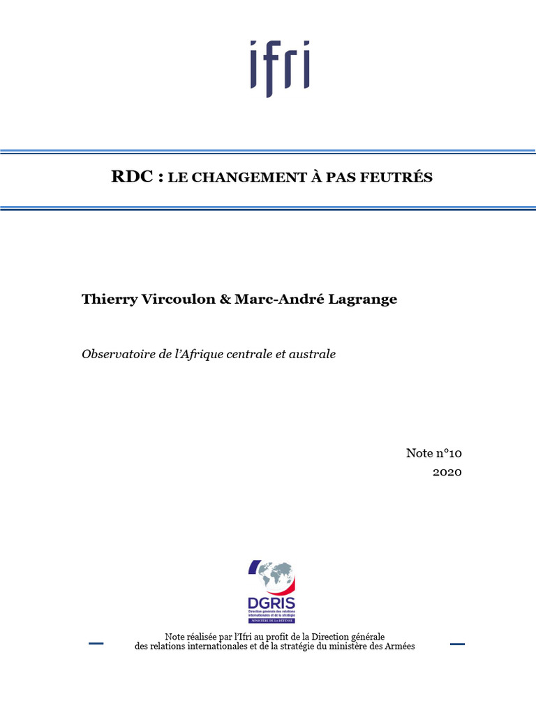 RDC - Afrique - Australe Note 10 | PDF
