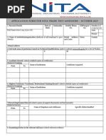ARPL Trade Test Application Guidelines | PDF | Auto Mechanic
