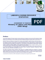 Labour & Human Resource Statistics 2000 - 2010: Government of Pakistan