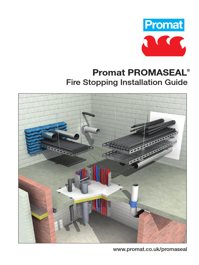 PromatUK PROMASEAL® Fire Stopping Installation Guide 112011 | PDF