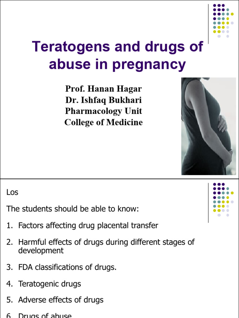 5-Teratogens and Drugs of Abuse | PDF