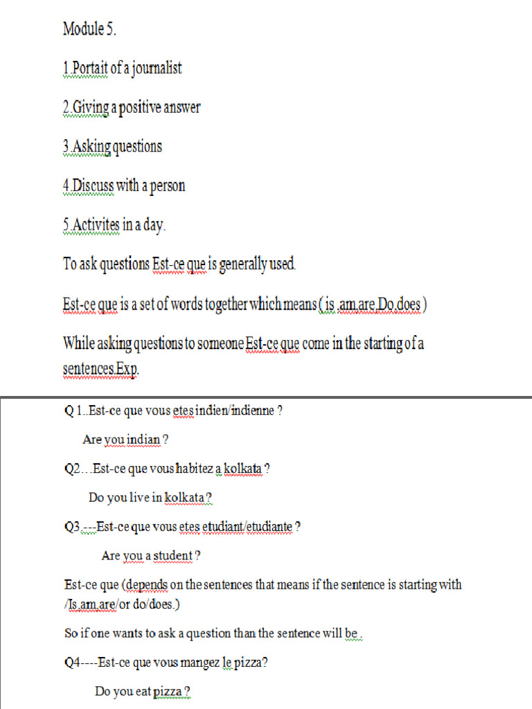 Sem 1 Module 5 | PDF